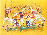 Leroy Neiman Touchdown painting